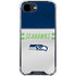 NFL Seattle Seahawks White Striped iPhone 16e Clear Case