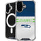 NFL Seattle Seahawks White Striped iPhone 17 MagSafe Case