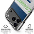 NFL Seattle Seahawks White Striped iPhone 18 Pro Clear Case