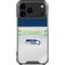 NFL Seattle Seahawks White Striped iPhone 18 Pro Max Clear Case