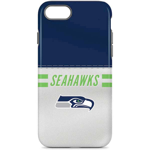 NFL Seattle Seahawks White Striped iPhone 8 Pro Case