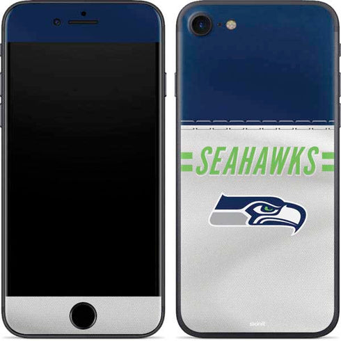 NFL Seattle Seahawks White Striped iPhone 8 Skin