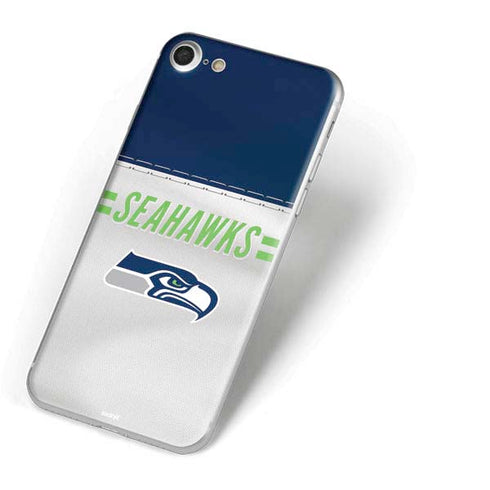 NFL Seattle Seahawks White Striped iPhone 8 Skin