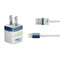 NFL Seattle Seahawks White Striped iPhone Charger (5W USB) Skin