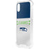NFL Seattle Seahawks White Striped iPhone XS Clear Case
