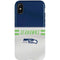 NFL Seattle Seahawks White Striped iPhone XS Pro Case