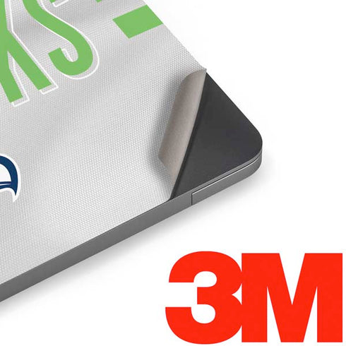 NFL Seattle Seahawks White Striped Apple MacBook Air Skin