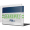 NFL Seattle Seahawks White Striped MacBook Pro 14in (2021-24) Case plus Skin