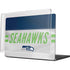 NFL Seattle Seahawks White Striped MacBook Pro 14in (2021-24) Case plus Skin