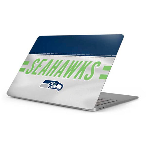 NFL Seattle Seahawks White Striped Apple MacBook Pro 16-inch Skin