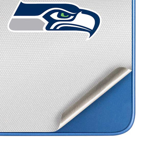 NFL Seattle Seahawks White Striped Moto G Play 4G (2024) Skin