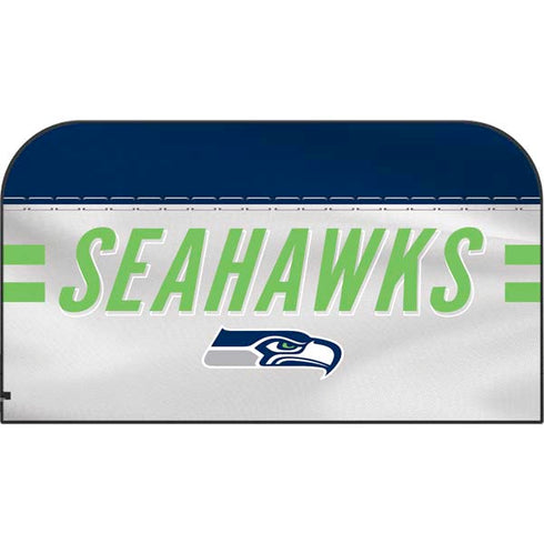 NFL Seattle Seahawks White Striped Nintendo Switch 2 (2025) with Joy-Con Skin