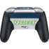 NFL Seattle Seahawks White Striped Nintendo Switch 2 (2025) Pro Controller Skin