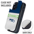NFL Seattle Seahawks White Striped Otterbox Defender iPhone Skin