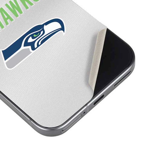 NFL Seattle Seahawks White Striped Google Pixel 9 Skin