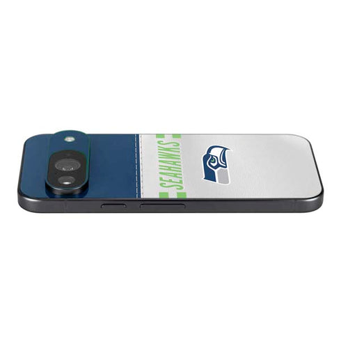 NFL Seattle Seahawks White Striped Google Pixel 9 Skin