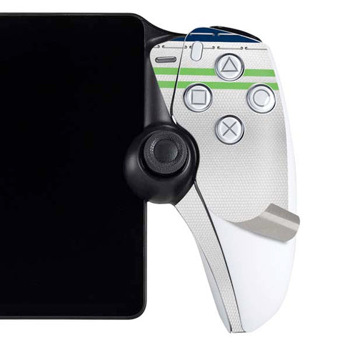NFL Seattle Seahawks White Striped PlayStation Portal Remote Player Skin