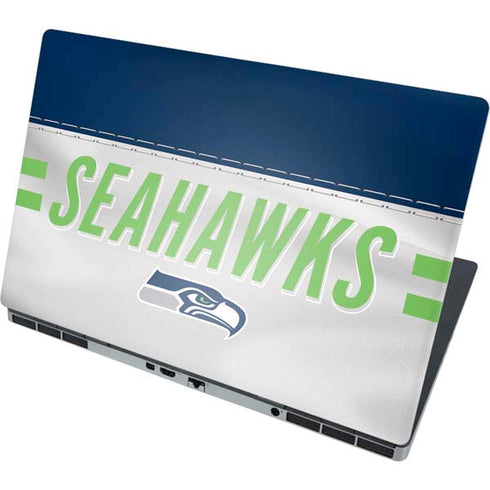 NFL Seattle Seahawks White Striped Dell Precision Skin