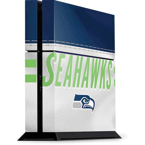 NFL Seattle Seahawks White Striped PlayStation PS4 Skins