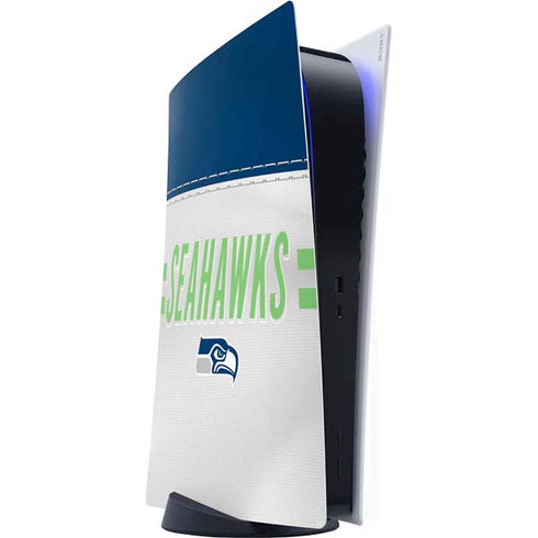 NFL Seattle Seahawks White Striped PlayStation PS5 Skins