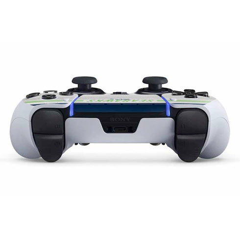 NFL Seattle Seahawks White Striped PS5 DualSense Edge Pro Controller Skin
