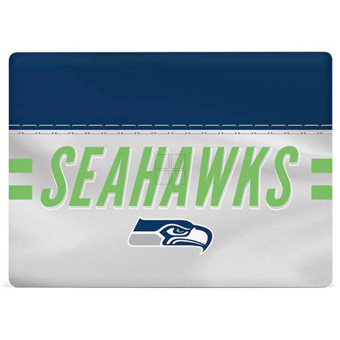 NFL Seattle Seahawks White Striped Surface Laptop 3 13.5in Skin