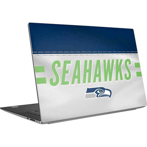 NFL Seattle Seahawks White Striped Dell XPS Skin