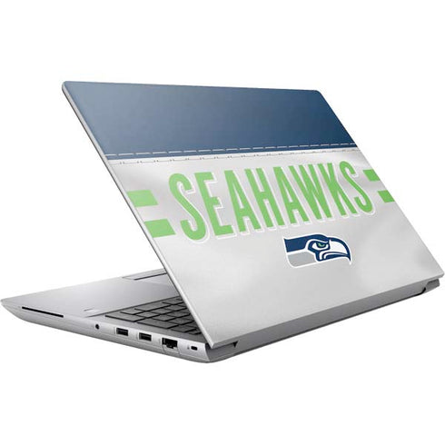NFL Seattle Seahawks White Striped HP ZBook Fury 16 G10 Skin