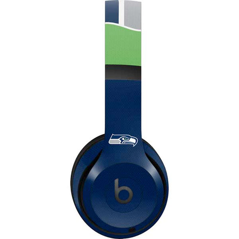 NFL Seattle Seahawks Zone Block Beats Studio Pro Wireless Headphones Skin