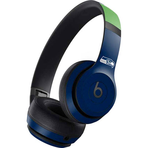 NFL Seattle Seahawks Zone Block Beats Studio Pro Wireless Headphones Skin
