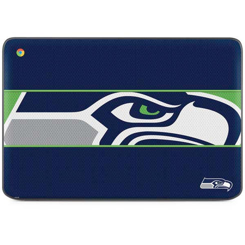 NFL Seattle Seahawks Zone Block HP Chromebook Skin