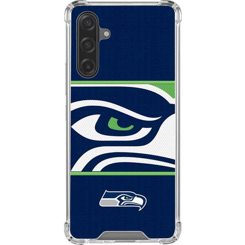 NFL Seattle Seahawks Zone Block Galaxy A17 Clear Case