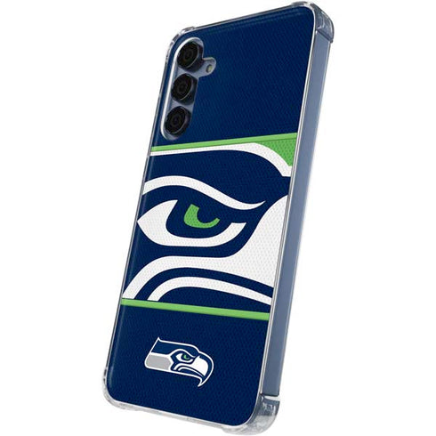 NFL Seattle Seahawks Zone Block Galaxy A35 5G Clear Case