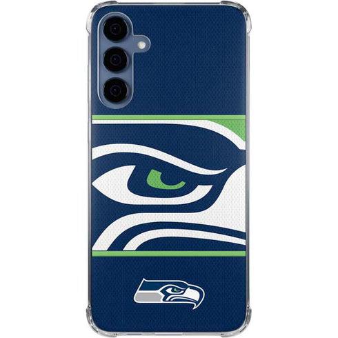 NFL Seattle Seahawks Zone Block Galaxy A55 5G Clear Case