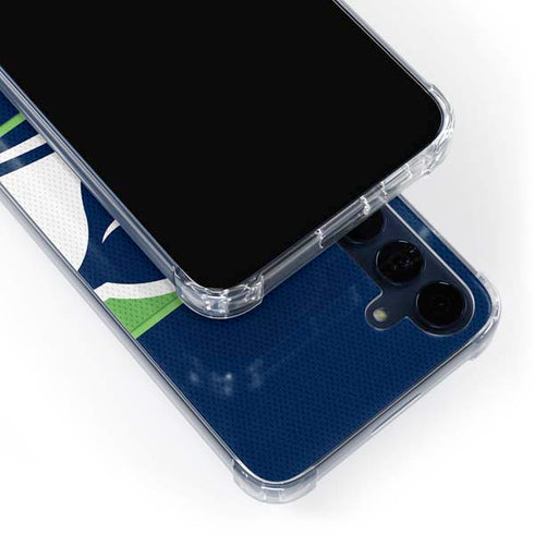 NFL Seattle Seahawks Zone Block Galaxy A55 5G Clear Case