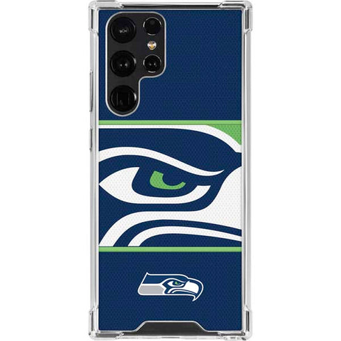 NFL Seattle Seahawks Zone Block Galaxy S23 Ultra Clear Case