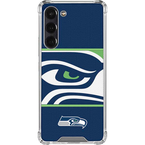 NFL Seattle Seahawks Zone Block Galaxy S24 FE Clear Case