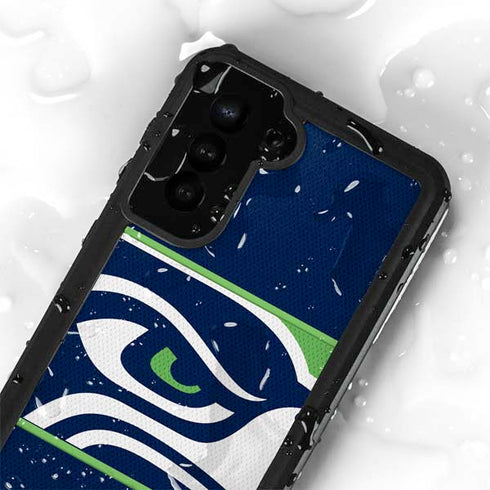 NFL Seattle Seahawks Zone Block Galaxy S24 Plus Waterproof Case