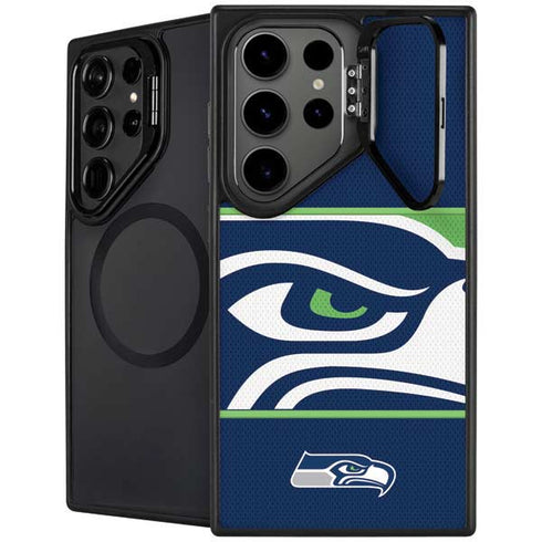 NFL Seattle Seahawks Zone Block Galaxy S24 Ultra Kickstand Case