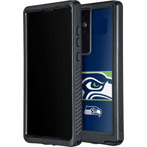 NFL Seattle Seahawks Zone Block Galaxy S24 Ultra Waterproof Case