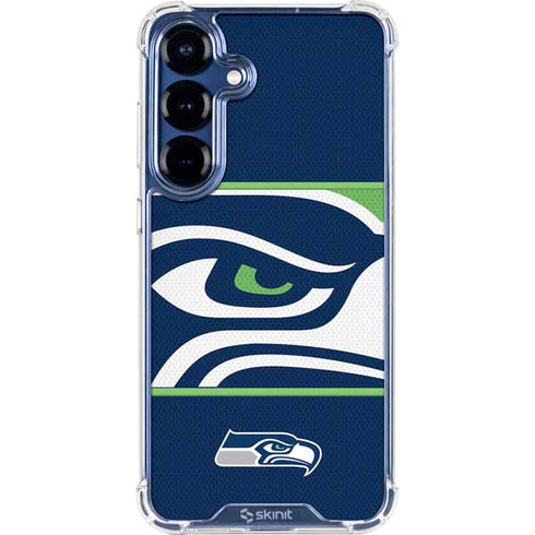 NFL Seattle Seahawks Zone Block Galaxy S25 FE Clear Case
