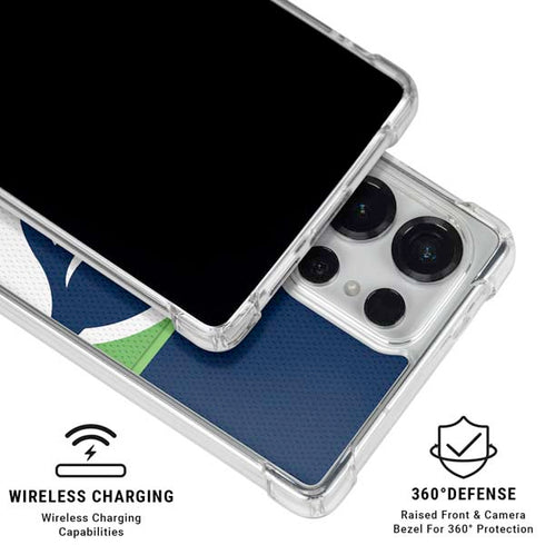 NFL Seattle Seahawks Zone Block Galaxy S25 Ultra Clear Case