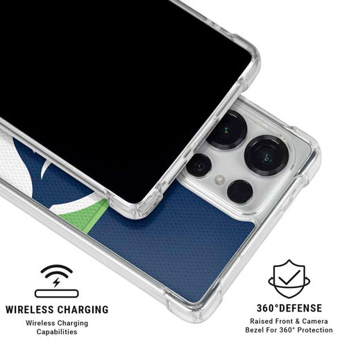 NFL Seattle Seahawks Zone Block Galaxy S26 Ultra Clear Case