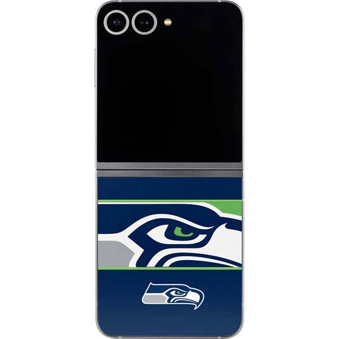 NFL Seattle Seahawks Zone Block Galaxy Z Flip6 Skin