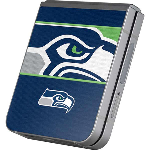 NFL Seattle Seahawks Zone Block Galaxy Z Flip6 Skin