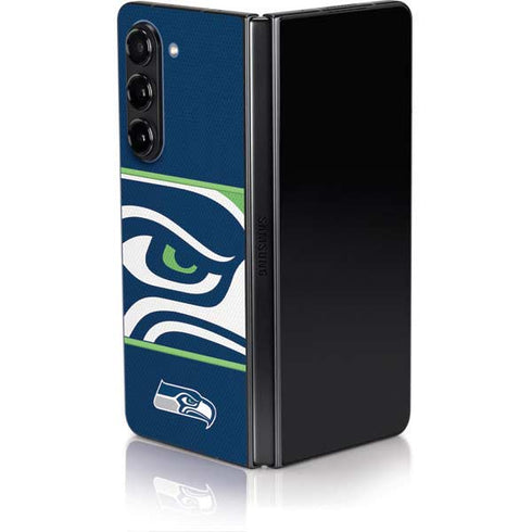 NFL Seattle Seahawks Zone Block Galaxy Z Fold5 5G Skin