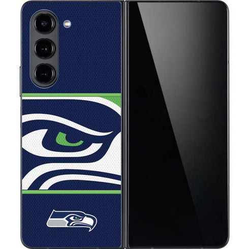NFL Seattle Seahawks Zone Block Galaxy Z Fold5 5G Skin