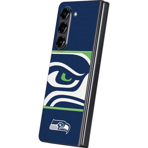 NFL Seattle Seahawks Zone Block Galaxy Z Fold5 5G Skin