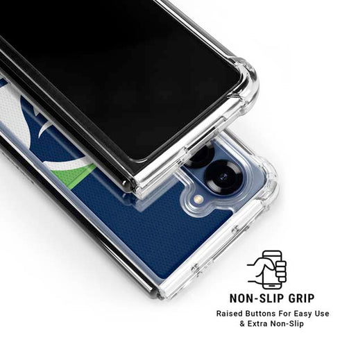 NFL Seattle Seahawks Zone Block Galaxy Z Fold6 Clear Case