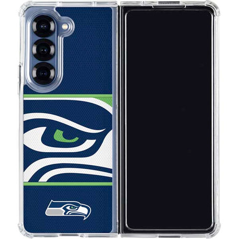NFL Seattle Seahawks Zone Block Galaxy Z Fold7 Clear Case